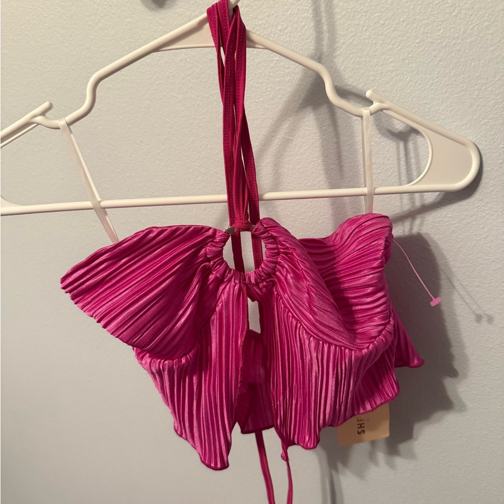 Shein pink top
